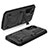 Funda Lujo Marco de Aluminio Carcasa 360 Grados M01 para Samsung Galaxy S22 Plus 5G Negro