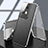 Funda Lujo Marco de Aluminio Carcasa 360 Grados P02 para Oppo Reno9 Pro+ Plus 5G Negro