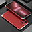 Funda Lujo Marco de Aluminio Carcasa 360 Grados para Apple iPhone 13 Pro Max Plata y Rojo