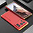 Funda Lujo Marco de Aluminio Carcasa 360 Grados para Xiaomi Mi 11 Ultra 5G Oro y Rojo