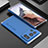Funda Lujo Marco de Aluminio Carcasa 360 Grados para Xiaomi Mi 11 Ultra 5G Plata y Azul