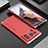 Funda Lujo Marco de Aluminio Carcasa 360 Grados para Xiaomi Mi 11 Ultra 5G Plata y Rojo