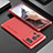 Funda Lujo Marco de Aluminio Carcasa 360 Grados para Xiaomi Mi 11 Ultra 5G Rojo