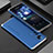 Funda Lujo Marco de Aluminio Carcasa 360 Grados para Xiaomi Mi 12 Pro 5G Plata y Azul