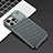 Funda Lujo Marco de Aluminio Carcasa 360 Grados QC3 para Apple iPhone 14 Pro Max Gris Oscuro