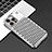 Funda Lujo Marco de Aluminio Carcasa 360 Grados QC3 para Apple iPhone 14 Pro Max Plata