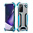 Funda Lujo Marco de Aluminio Carcasa 360 Grados RJ1 para Samsung Galaxy Note 20 Ultra 5G Azul