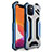 Funda Lujo Marco de Aluminio Carcasa M01 para Apple iPhone 11 Pro Max Azul