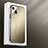 Funda Lujo Marco de Aluminio Carcasa M01 para Apple iPhone 14 Oro