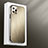 Funda Lujo Marco de Aluminio Carcasa M01 para Apple iPhone 14 Pro Max Oro