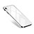 Funda Lujo Marco de Aluminio Carcasa M01 para Apple iPhone XR Blanco