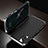 Funda Lujo Marco de Aluminio Carcasa M01 para Huawei Honor View 30 5G Plata y Negro