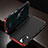 Funda Lujo Marco de Aluminio Carcasa M01 para Huawei Honor View 30 5G Rojo y Negro
