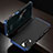 Funda Lujo Marco de Aluminio Carcasa M01 para Huawei Honor View 30 Pro 5G Azul y Negro
