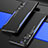 Funda Lujo Marco de Aluminio Carcasa M01 para Vivo X60 5G Azul