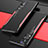 Funda Lujo Marco de Aluminio Carcasa M01 para Vivo X60T 5G Rojo