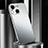 Funda Lujo Marco de Aluminio Carcasa M02 para Apple iPhone 14 Plus Plata