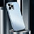 Funda Lujo Marco de Aluminio Carcasa M03 para Apple iPhone 13 Pro Azul