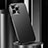 Funda Lujo Marco de Aluminio Carcasa M03 para Apple iPhone 13 Pro Negro
