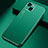 Funda Lujo Marco de Aluminio Carcasa M04 para Apple iPhone 14 Plus Verde