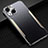 Funda Lujo Marco de Aluminio Carcasa M05 para Apple iPhone 14 Oro