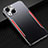 Funda Lujo Marco de Aluminio Carcasa M05 para Apple iPhone 14 Rojo