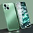 Funda Lujo Marco de Aluminio Carcasa M09 para Apple iPhone 14 Verde