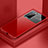 Funda Lujo Marco de Aluminio Carcasa N01 para Huawei P40 Rojo