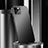 Funda Lujo Marco de Aluminio Carcasa N02 para Apple iPhone 12 Pro Max Negro