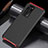 Funda Lujo Marco de Aluminio Carcasa N02 para Huawei P40 Pro Rojo y Negro