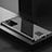 Funda Lujo Marco de Aluminio Carcasa N04 para Samsung Galaxy Note 20 Ultra 5G Negro