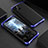 Funda Lujo Marco de Aluminio Carcasa para Apple iPhone 11 Pro Max Azul