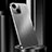 Funda Lujo Marco de Aluminio Carcasa para Apple iPhone 13 Mini Plata
