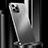 Funda Lujo Marco de Aluminio Carcasa para Apple iPhone 14 Pro Max Plata