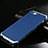 Funda Lujo Marco de Aluminio Carcasa para Apple iPhone 6 Plus Azul