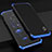 Funda Lujo Marco de Aluminio Carcasa para Apple iPhone Xs Max Azul y Negro