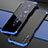 Funda Lujo Marco de Aluminio Carcasa para Huawei Honor 9X Pro Azul y Negro