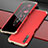 Funda Lujo Marco de Aluminio Carcasa para Huawei Honor 9X Pro Oro y Rojo