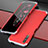 Funda Lujo Marco de Aluminio Carcasa para Huawei Honor 9X Pro Plata y Rojo