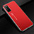 Funda Lujo Marco de Aluminio Carcasa para Huawei Honor Play4 5G Rojo