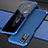 Funda Lujo Marco de Aluminio Carcasa para Huawei Honor View 30 Pro 5G Azul