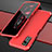 Funda Lujo Marco de Aluminio Carcasa para Huawei Honor View 30 Pro 5G Rojo