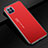 Funda Lujo Marco de Aluminio Carcasa para Huawei Nova 8 SE 5G Rojo