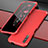 Funda Lujo Marco de Aluminio Carcasa para Huawei Y9s Rojo