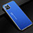 Funda Lujo Marco de Aluminio Carcasa para Oppo Reno4 SE 5G Azul