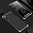 Funda Lujo Marco de Aluminio Carcasa para Xiaomi Mi 9 Pro 5G Plata y Negro