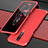 Funda Lujo Marco de Aluminio Carcasa para Xiaomi Redmi K30 4G Rojo