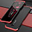 Funda Lujo Marco de Aluminio Carcasa para Xiaomi Redmi K30 4G Rojo y Negro