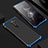 Funda Lujo Marco de Aluminio Carcasa para Xiaomi Redmi Note 8 Pro Azul y Negro