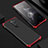 Funda Lujo Marco de Aluminio Carcasa para Xiaomi Redmi Note 8 Pro Rojo y Negro